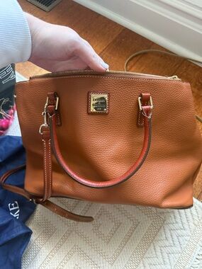 Dooney & Bourke Pebble Grain Willa Zip Satchel
